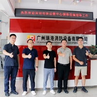 深圳地鐵運營中心領導蒞臨瑞港消防開展消防設備試驗工作