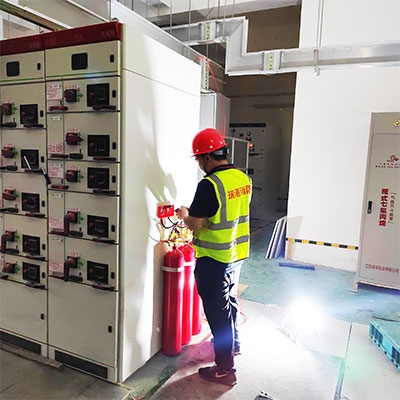 【氣體滅火】美的菱王電梯配電站全氟己酮探火管